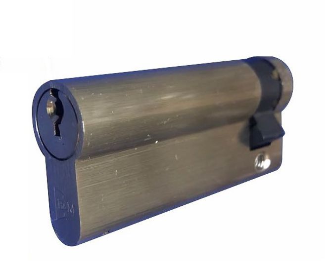 Hovedbilde Eurosylinder halv 60 mm Ms.fkr.m